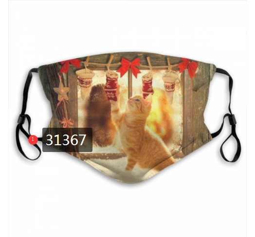 2020 Merry Christmas Dust mask with filter 56